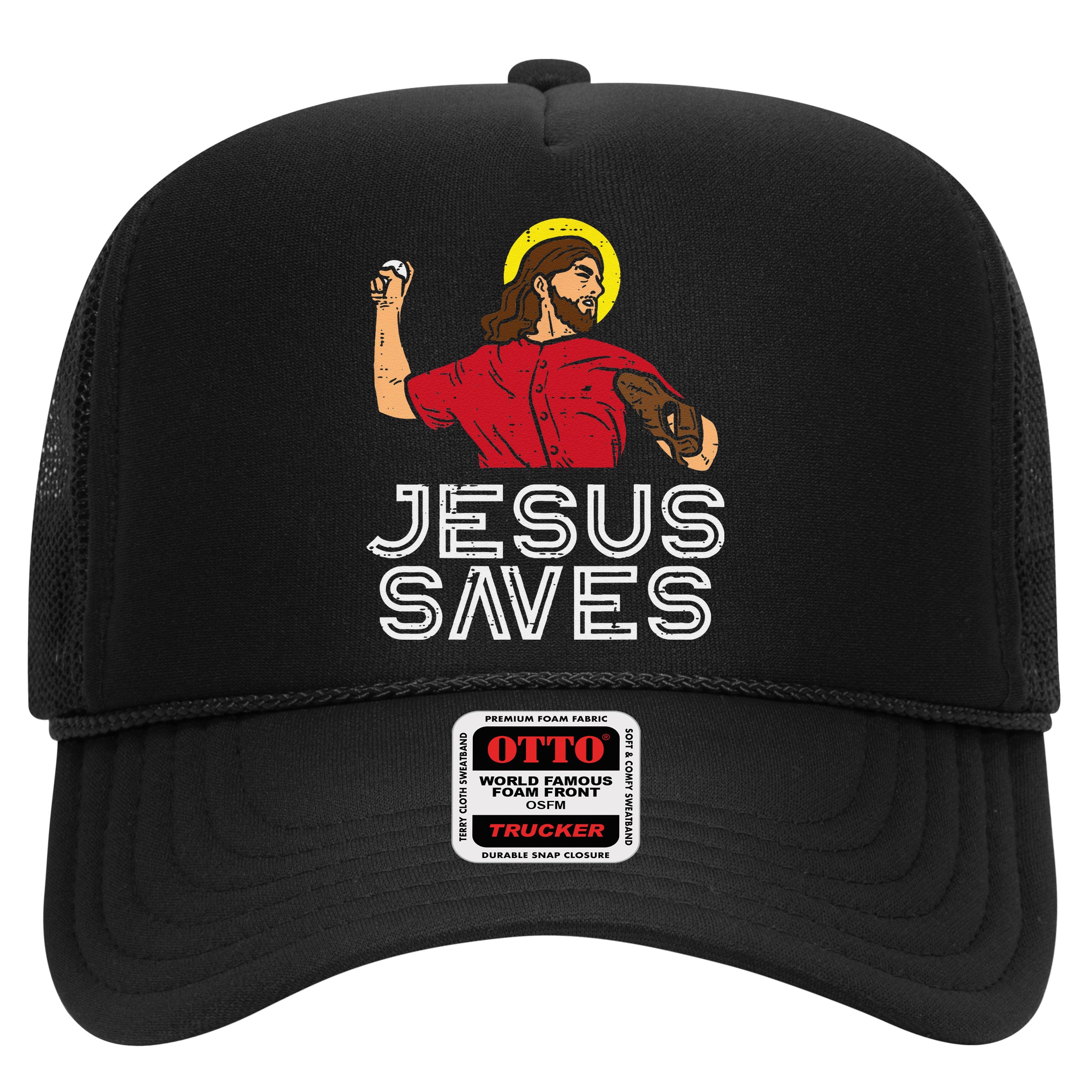 Jesus Saves Baseball God Sports Christian Hat