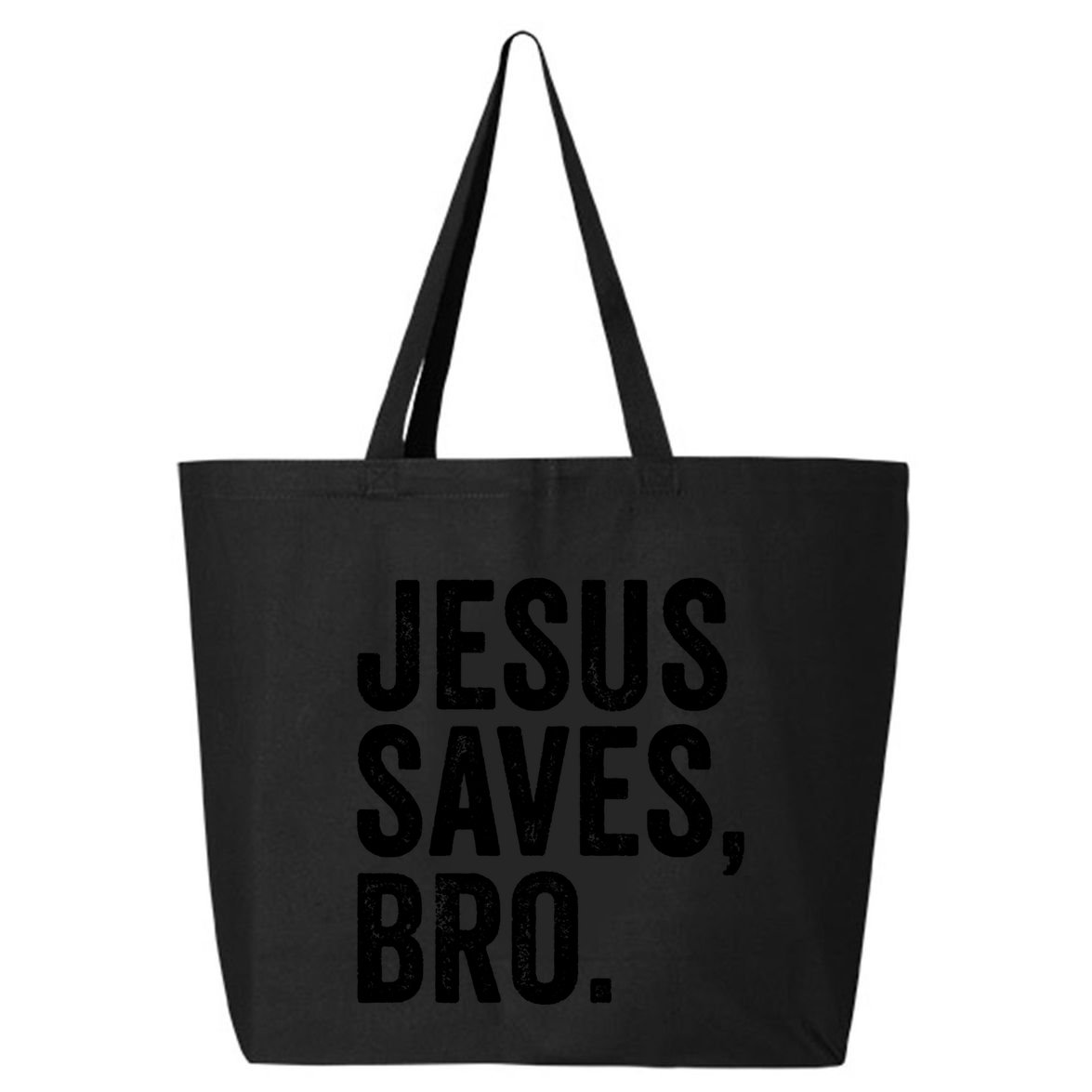 Jesus Saves Bro Religion Church Christian Bible Faith Christ 25L Jumbo Tote