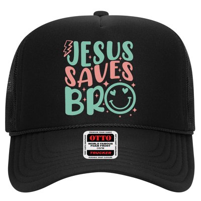 Jesus Saves Bro Retro Christian Religious Hat