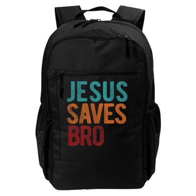Jesus Saves Bro Christian Religious Jesus Daily Commute Backpack