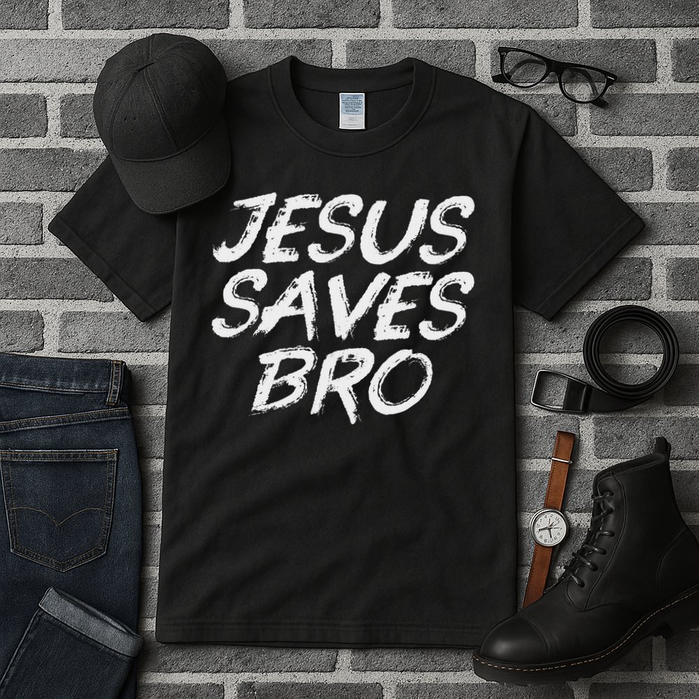 Jesus Saves Bro Christian Gospel Bible Faith Jesus Tall T-Shirt
