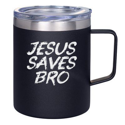 Jesus Saves Bro Christian Gospel Bible Faith Jesus 12oz Stainless Steel Coffee Mug