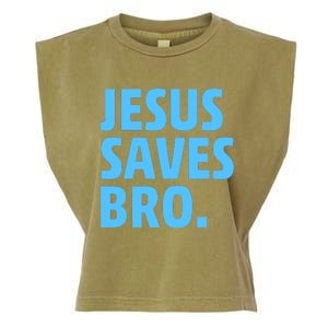 Jesus Saves Bro Garment-Dyed Women's Muscle Tee