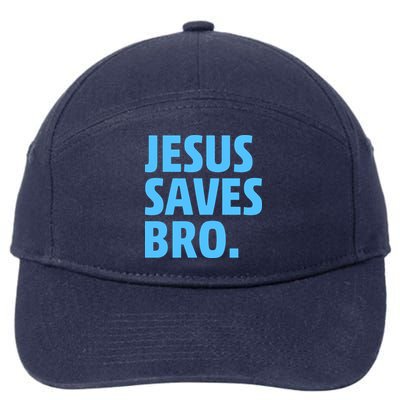 Jesus Saves Bro 7-Panel Snapback Hat