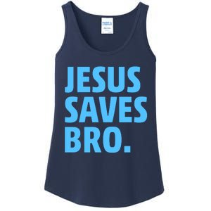 Jesus Saves Bro Ladies Essential Tank