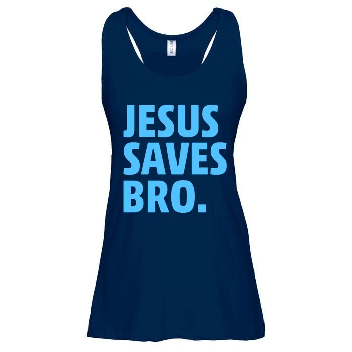 Jesus Saves Bro Ladies Essential Flowy Tank