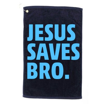 Jesus Saves Bro Golf Towel