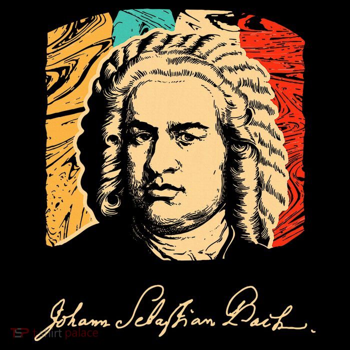 Johann Sebastian Bach Composer Musician T-Shirt