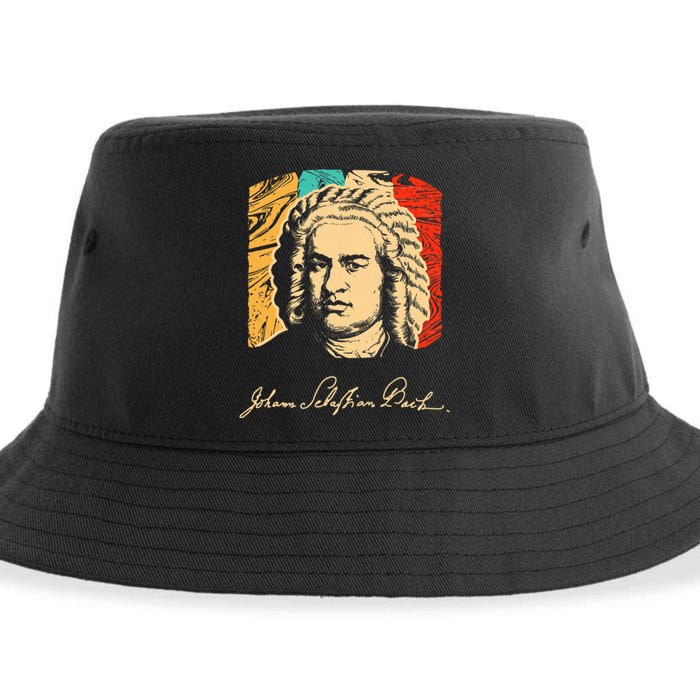 Johann Sebastian Bach Composer Musician Sustainable Bucket Hat