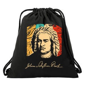 Johann Sebastian Bach Composer Musician Drawstring Bag