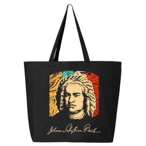 Johann Sebastian Bach Composer Musician 25L Jumbo Tote