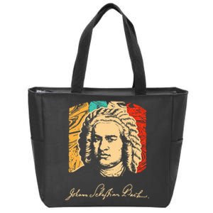 Johann Sebastian Bach Composer Musician Zip Tote Bag