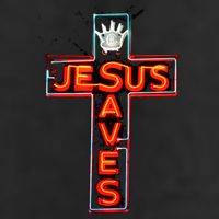 JESUS SAVES Classic Cotton 11oz C Handle Ceramic Mug