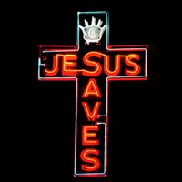 JESUS SAVES Classic Cotton 16 in Basic Backpack