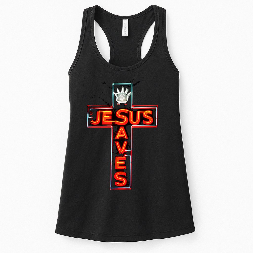 JESUS SAVES Classic Cotton Womens Tank Top
