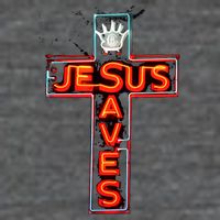 JESUS SAVES Classic Cotton 7 Panel Mesh Trucker Snapback Hat