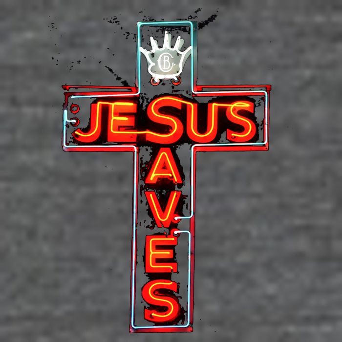 JESUS SAVES Classic Cotton 7 Panel Mesh Trucker Snapback Hat