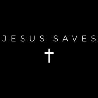 Jesus Saves Cross Subtle Christian Minimal Religious Faith 7-Panel Snapback Hat