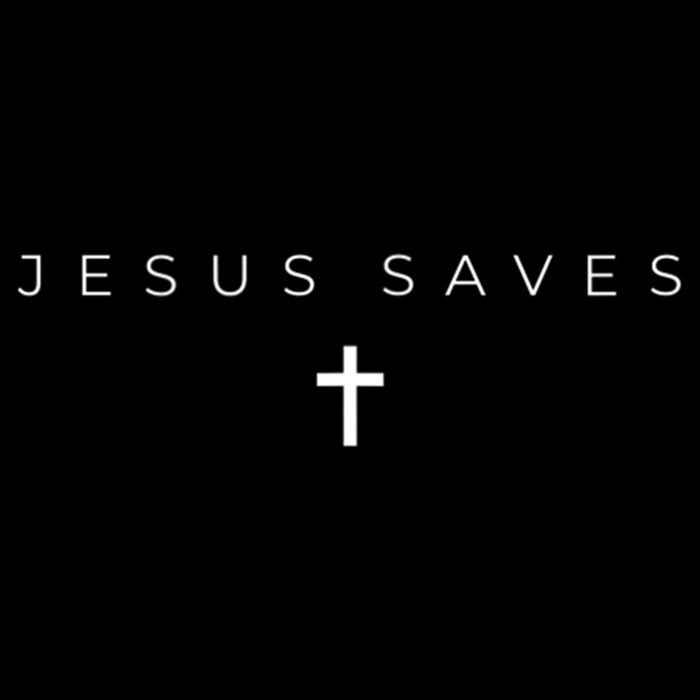 Jesus Saves Cross Subtle Christian Minimal Religious Faith 7-Panel Snapback Hat