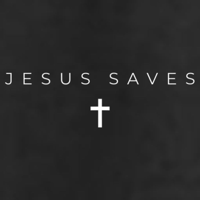 Jesus Saves Cross Subtle Christian Minimal Religious Faith Golf Towel