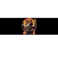 Japanese Samurai Cat Tattoo Kawaii Ninja Cat Bumper Sticker