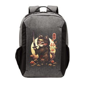 Japanese Samurai Cat Tattoo Kawaii Ninja Cat Vector Backpack