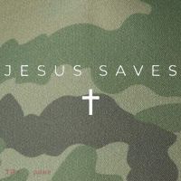 Jesus Saves Cross Subtle Christian Minimal Religious Faith Legacy Tie Dye Trucker Hat