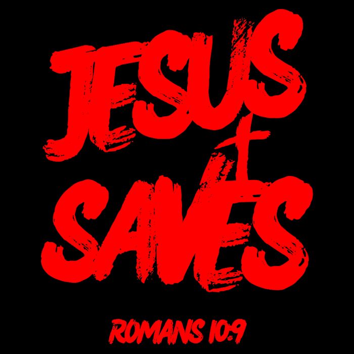 Jesus Saves Christian Faith Bold Red Letters And Cross Cute Premium Cooling Performance Crew T-Shirt