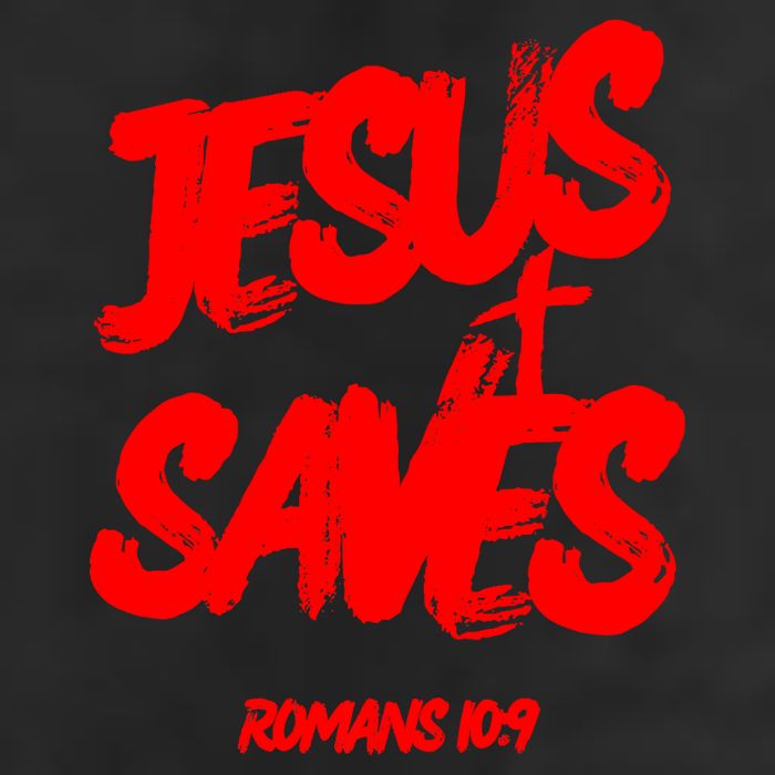 Jesus Saves Christian Faith Bold Red Letters And Cross Cute Premium 11oz C Handle Ceramic Mug