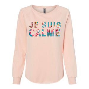 Je Suis Calme Womens California Wash Sweatshirt