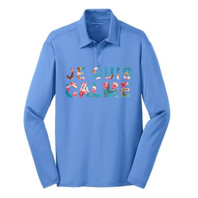 Je Suis Calme Silk Touch Performance Long Sleeve Polo