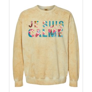 Je Suis Calme Colorblast Crewneck Sweatshirt