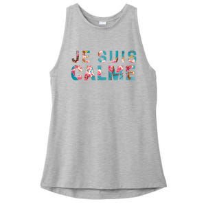 Je Suis Calme Ladies PosiCharge Tri-Blend Wicking Tank