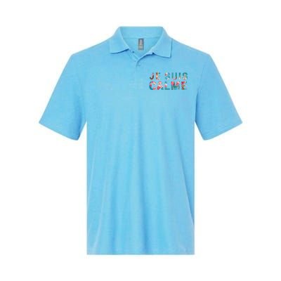 Je Suis Calme Softstyle Adult Sport Polo