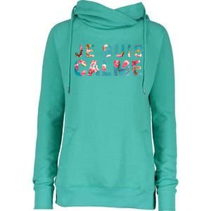 Je Suis Calme Womens Funnel Neck Pullover Hood