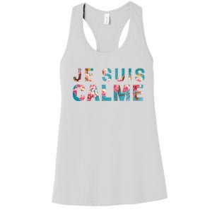 Je Suis Calme Women's Racerback Tank