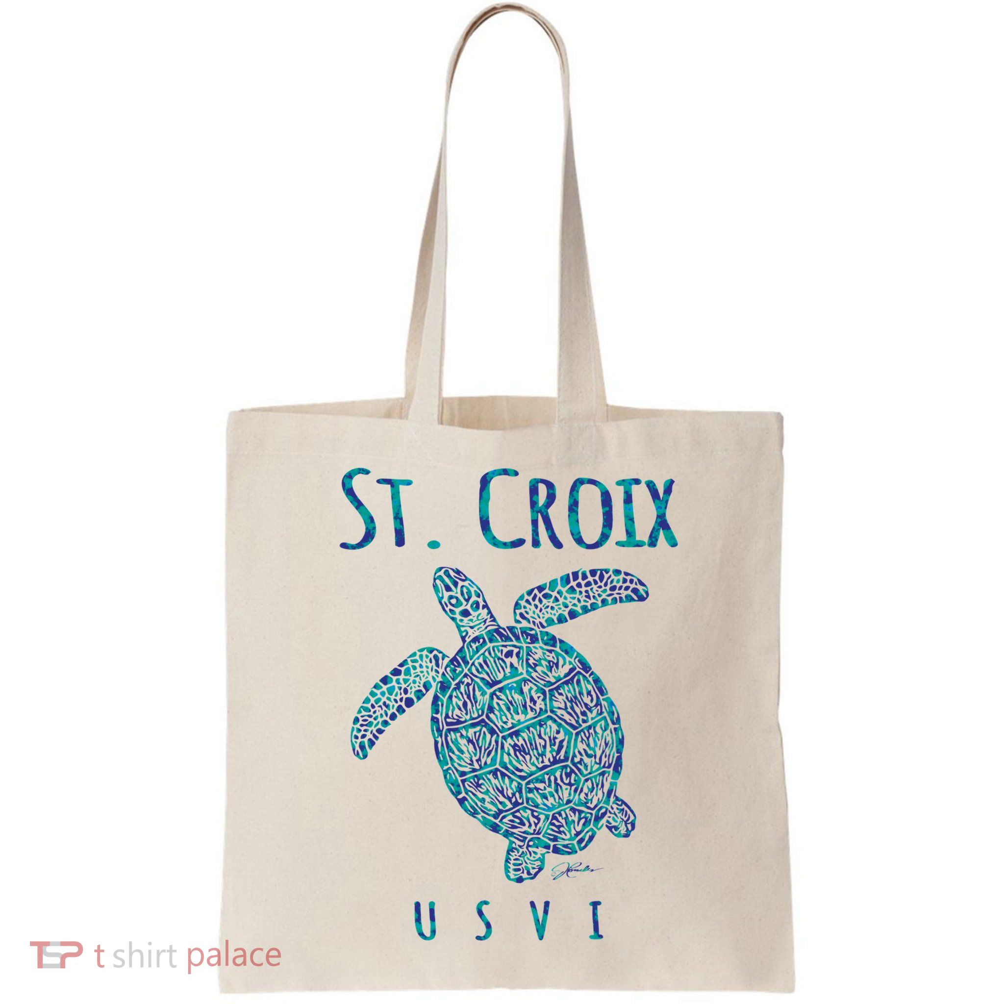 JCombs: St. Croix, USVI, Sea Turtle, Beach Bag
