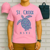 JCombs: St. Croix, USVI, Sea Turtle, Beach T-Shirt