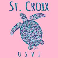 JCombs: St. Croix, USVI, Sea Turtle, Beach Cooling Performance Long Sleeve Crew