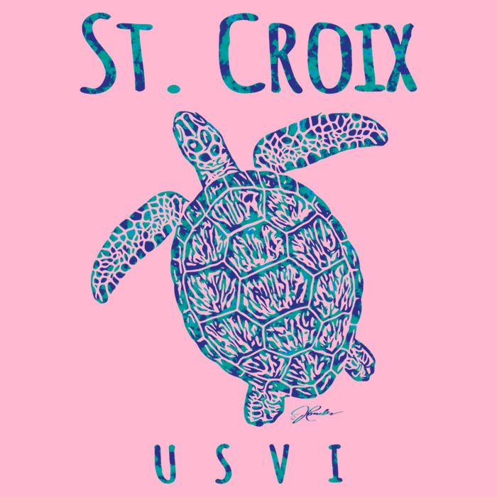JCombs: St. Croix, USVI, Sea Turtle, Beach Cooling Performance Long Sleeve Crew