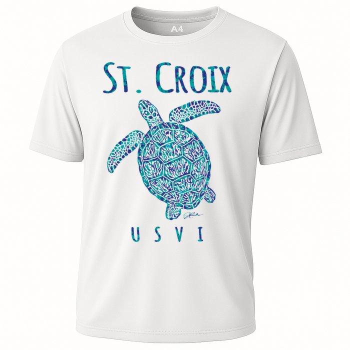 JCombs: St. Croix, USVI, Sea Turtle, Beach Performance Shirt