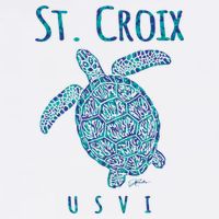 JCombs: St. Croix, USVI, Sea Turtle, Beach Performance Shirt