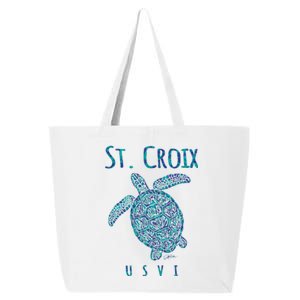 JCombs: St. Croix, USVI, Sea Turtle, Beach 25L Jumbo Tote