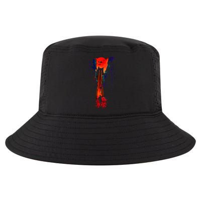 Japanese Sunset Catzilla Cool Comfort Performance Bucket Hat