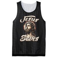 Jesus Saves Christian faith Religious God Believer Mesh Reversible Basketball Jersey Tank