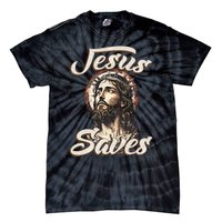 Jesus Saves Christian faith Religious God Believer Tie-Dye T-Shirt