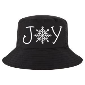 Joy Snowflake Christmas Cool Comfort Performance Bucket Hat