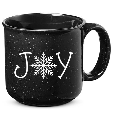 Joy Snowflake Christmas 15oz Campfire Ceramic Mug