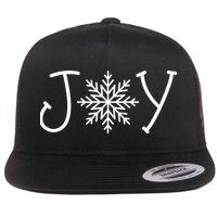 Joy Snowflake Christmas Flatbill Hat