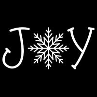 Joy Snowflake Christmas Flatbill Hat
